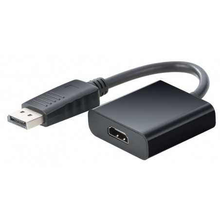 ADAPTATEUR DISPLAYPORT MÂLE VERS HDMI FEMELLE