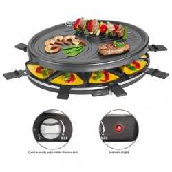 GRILLE RACLETTE 8 PERSONNES CLATRONIC (RG3517)