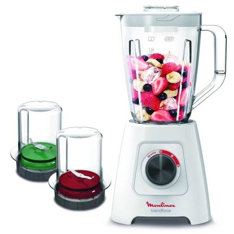 BLENDER FORCE 600W BLANC +2MOULINS (LM423125)