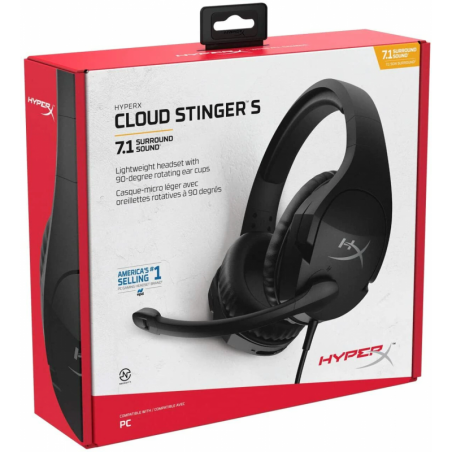 CASQUE MICRO GAMING HYPERX CLOUD STINGER S 7.1 USB