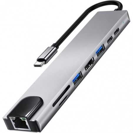 USB C Hub Multiport Adapter 8 in 1