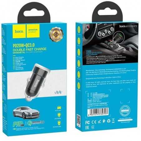 CHARGEUR VOITURE DUAL HOCO (Z32B)