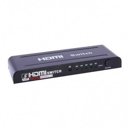 SWITCH HDMI1080P 5 PORTS AVEC TELECOMMANDE (HDMI-501)