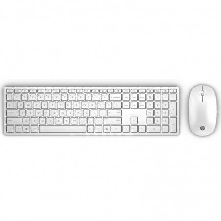 COMBO CLAVIER + SOURIS SANS FIL HP PAVILION 800 BLANC