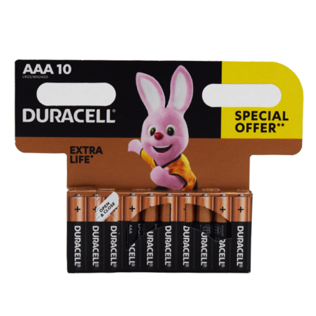 PILE DURACELL PLUS POWER AAA 10