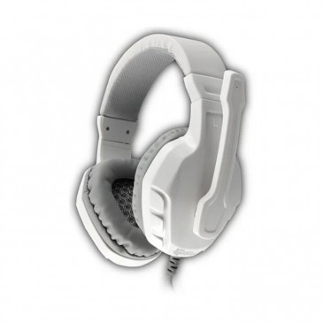 MICRO CASQUE GAMER WHITE SHARK GHS-1641 PANTHER - BLANC&SILVER