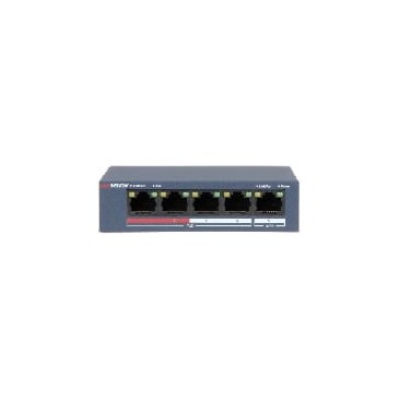 SWITCH HIKVISION DS-3E0105P-E/M(B) 5 PORTS 10/100 MBPS