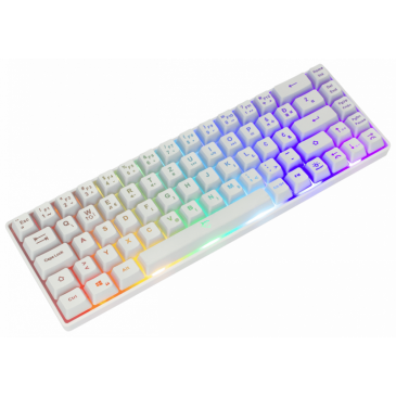 CLAVIER GAMING WHITE SHARK RONIN GK-2201 / BLANC