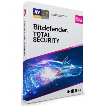 ANTIVIRUS BITDEFENDER TOTAL SECURITY 3 POSTES /1 AN