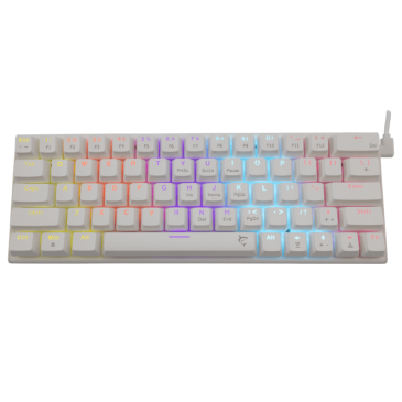 CLAVIER GAMING WHITE SHARK WAKIZASHI GK-002221 / BLUE SWITCHES / BLANC