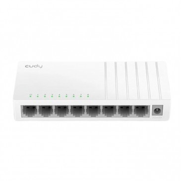 SWITCH DE BUREAU CUDY 8 PORTS RJ45 10/100M