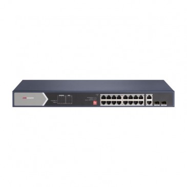 SWITCH HIKVISION DS-3E0520HP-E 16 PORT GIGABIT SMART POE / 2 GIGABIT SFP