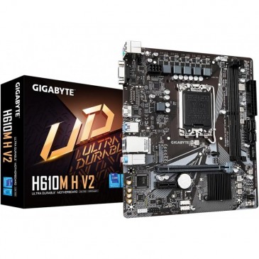 Carte Mère Gamer Gigabyte H610M H V2 DDR5 LGA 1700