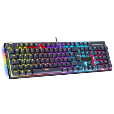 CLAVIER GAMER FILAIRE SPIRIT OF GAMER XPERT-K250 RGB SWITCH ROUGE - NOIR