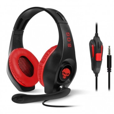 MICRO CASQUE GAMER FILAIRE SPIRIT OF GAMER PRO NH5 - NOIR&ROUGE