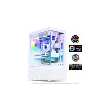 SPIRIT OF GAMER BOITIER SPECTRA ARTIC 8302RAW ARGB BLANC