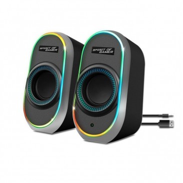 HAUT-PARLEUR GAMER SANS FIL SPIRIT OF GAMER FANATIC 500 RGB - NOIR