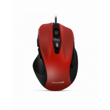 SOURIS OPTIQUE FILAIRE ADVANCE 6D - NOIR