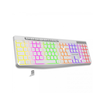 CLAVIER GAMER SANS FIL ADVANCE R-TYPE CLA-310 RGB - BLANC
