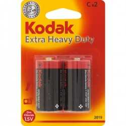 2x Piles Kodak Extra Heavy Duty R14 C2