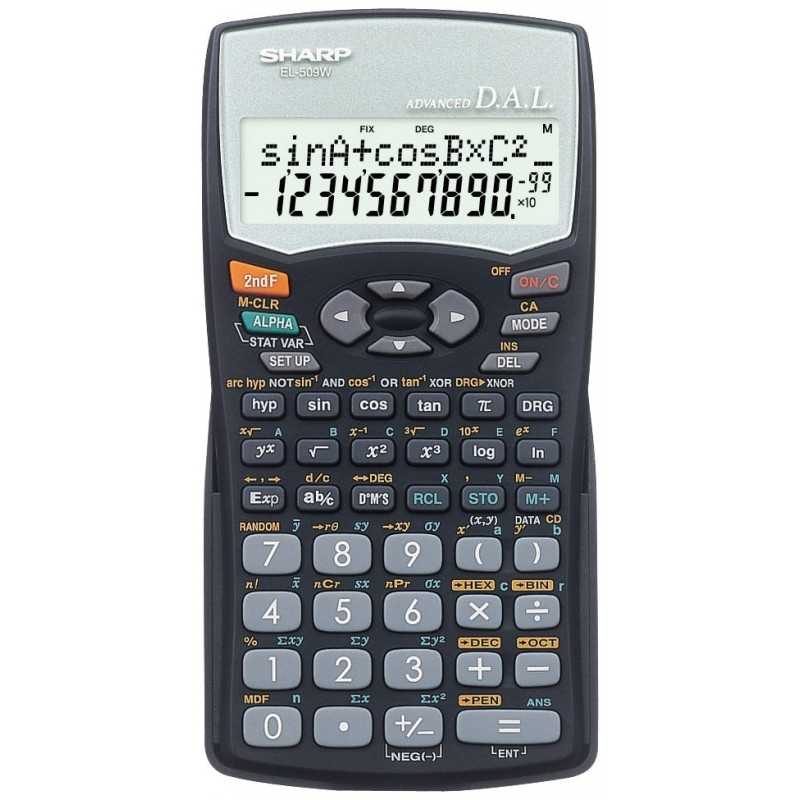 Calculatrice Scientifique SHARP EL-509W