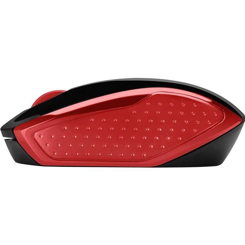 Souris Optique HP sans Fil 200 - Rouge (2HU82AA)