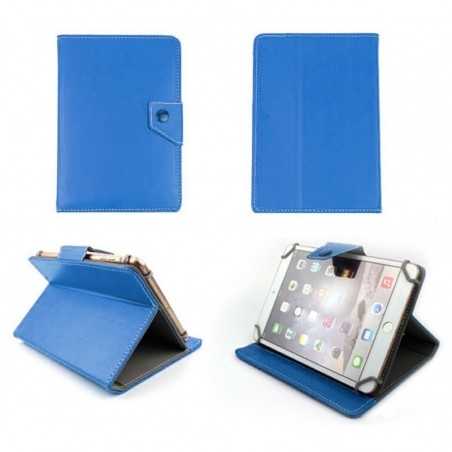 ETUI EN CUIR POUR TABLETTE 7" BLEU