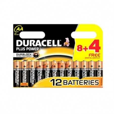 PILE DURACELL PLUS POWER AAA12 8+4