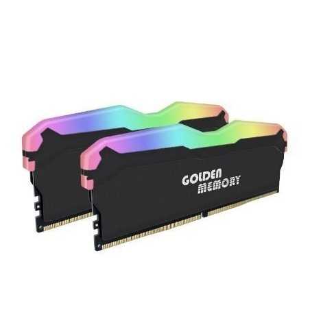 BARRETTE MÉMOIRE GOLDEN MEMORY RGB 16Go DDR4
